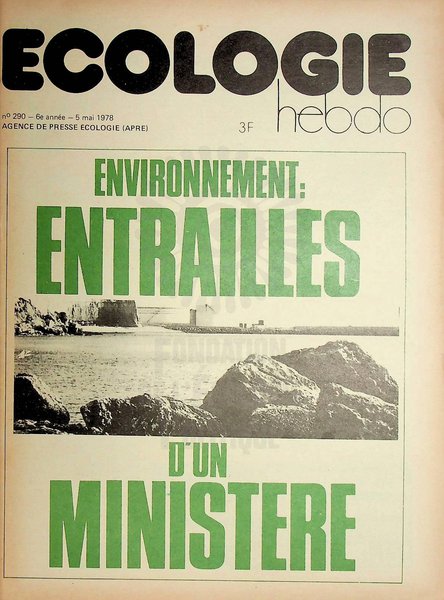 ECOLOGIE HEBDO N°290 (1978)
