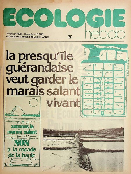 ECOLOGIE HEBDO N°280 (1978)
