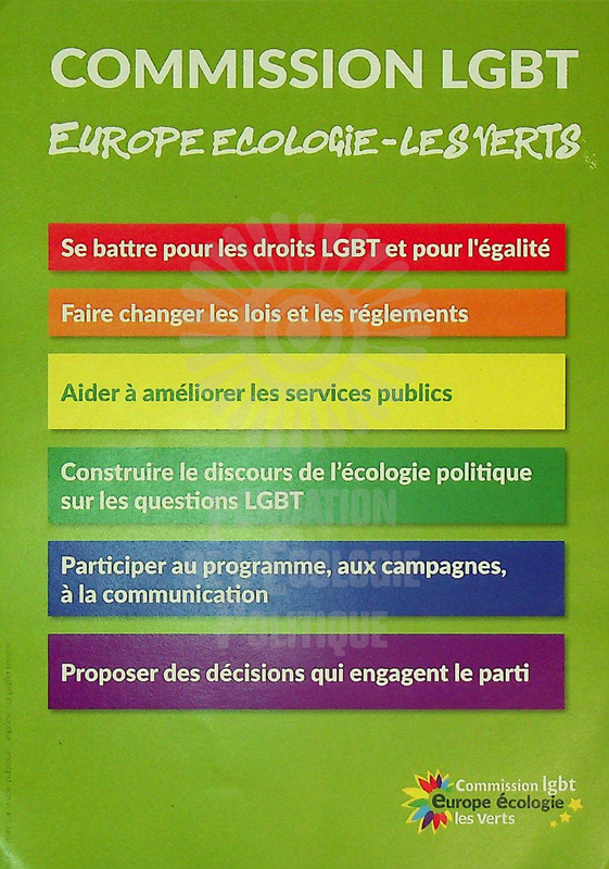 LES ÉCOLOGISTES, ALLIE-ES DES DROITS DES LGBT