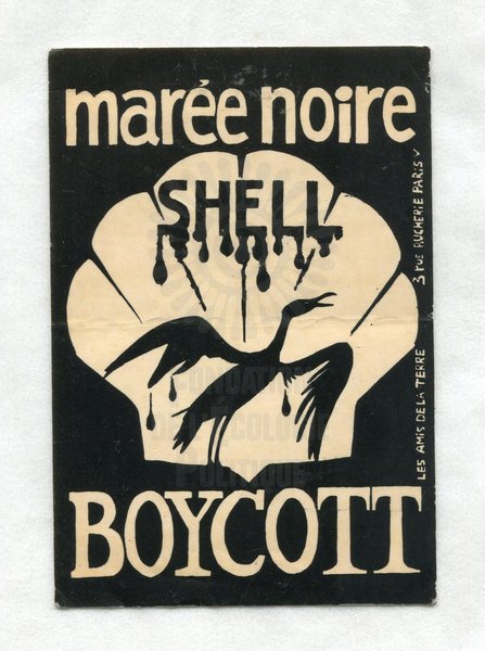 Marée noire BOYCOTT [1970-1980]