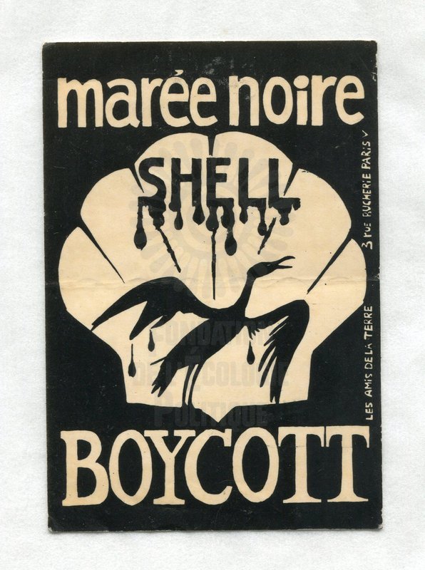 Marée noire BOYCOTT [1970-1980]