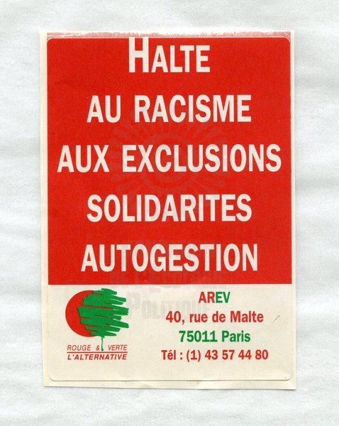 Halte au racisme (1989-1998)