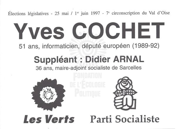 Yves COCHET (législatives 1997)