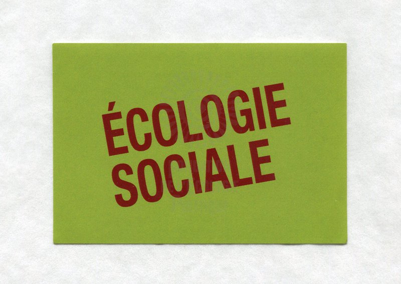 ÉCOLOGIE SOCIALE (2017)