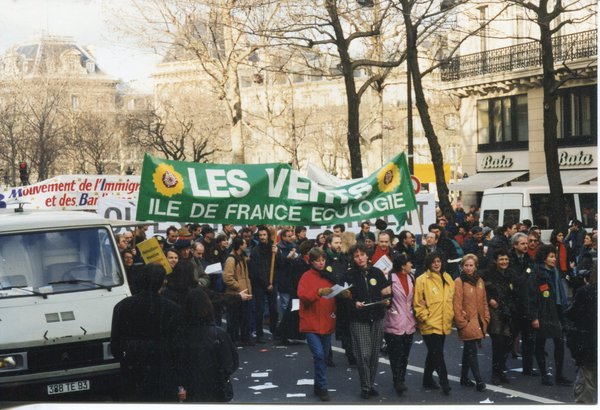 Manifestation du mouvement des chômeurs (1998)