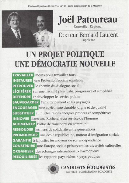 Joël Patoureau (législatives 1997)