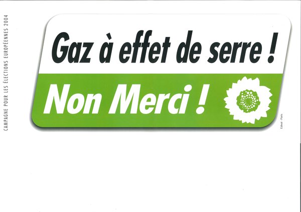 Gaz à effet de serre (européennes 2004)