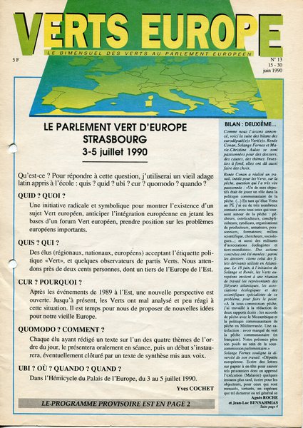 Verts Europe n°13 (1990)