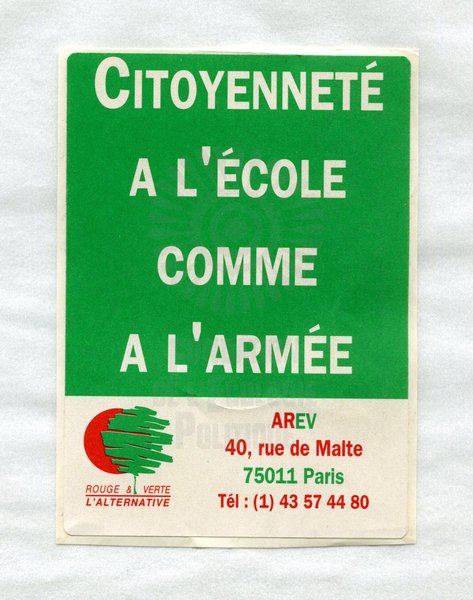 Citoyenneté a l’école comme a l’armée (1989-1998)