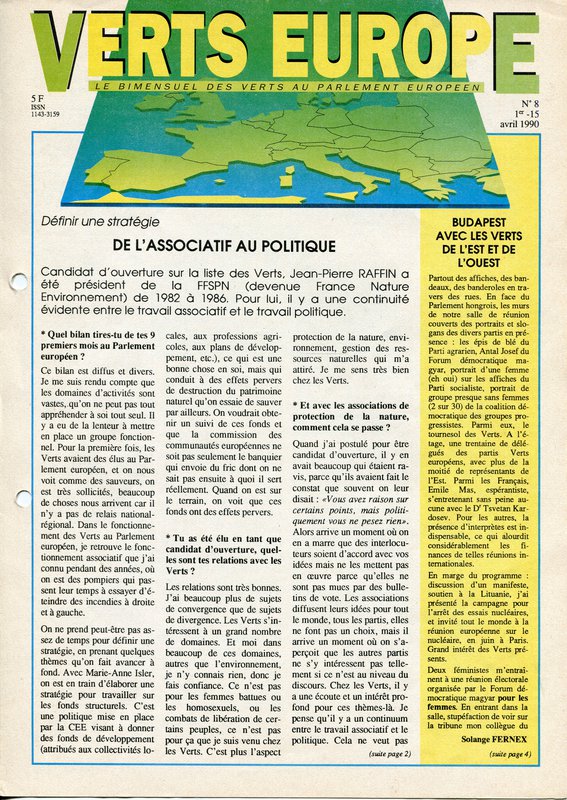 Verts Europe n°8 (1989)