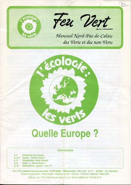 Feu vert n°17 (1989)