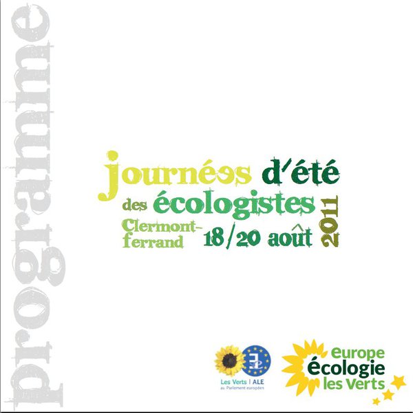 Programme des journées d'été des écologistes (2011)