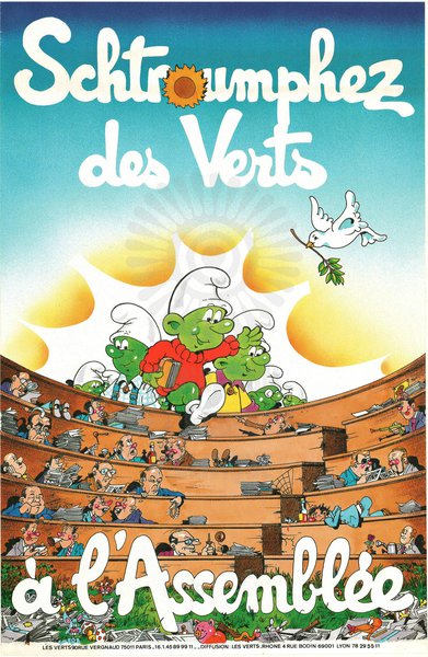 Schtroumphez des Verts à l'Assemblée (législatives 1986)