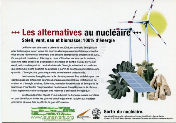 Les alternatives au nucléaire (2002-2003)