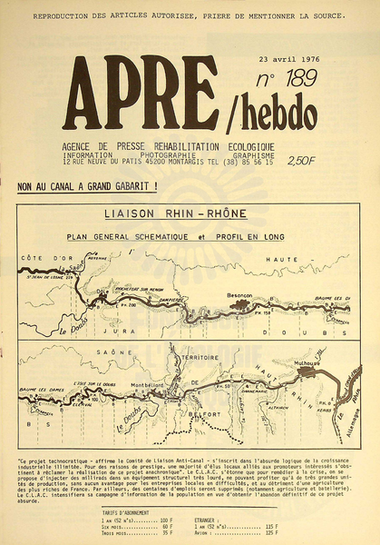 APRE HEBDO N°189 (1976