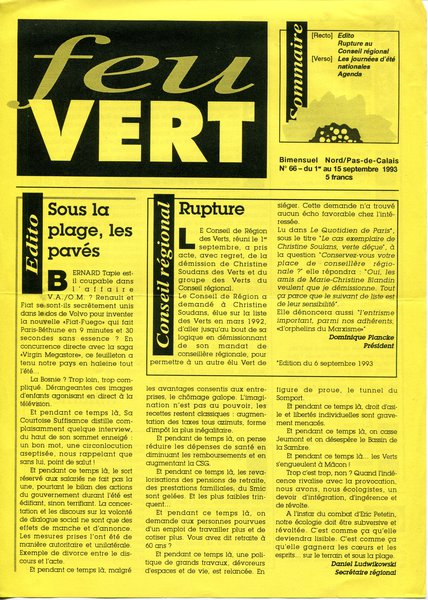 Feu vert n°66 (1993)