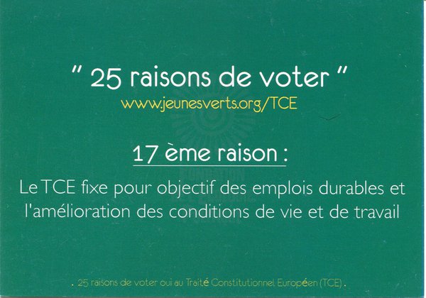 « 25 raisons de voter » (2005)