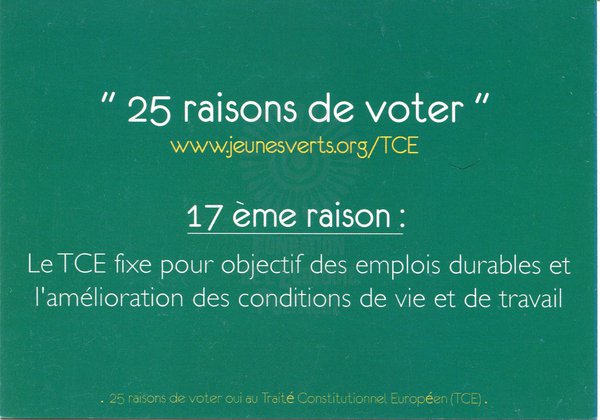 « 25 raisons de voter » (2005)