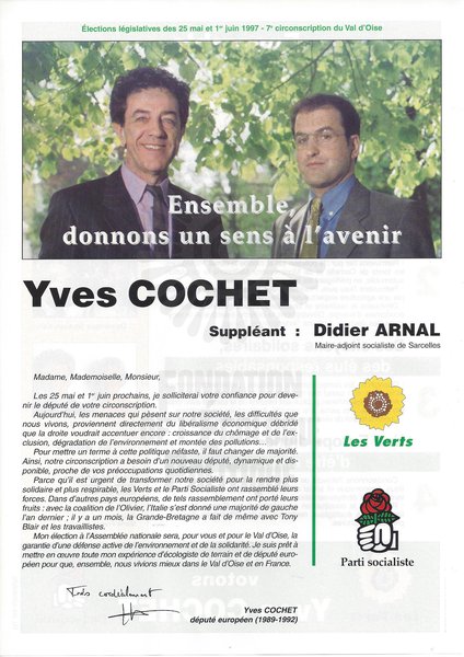 Yves COCHET (législatives 1997)