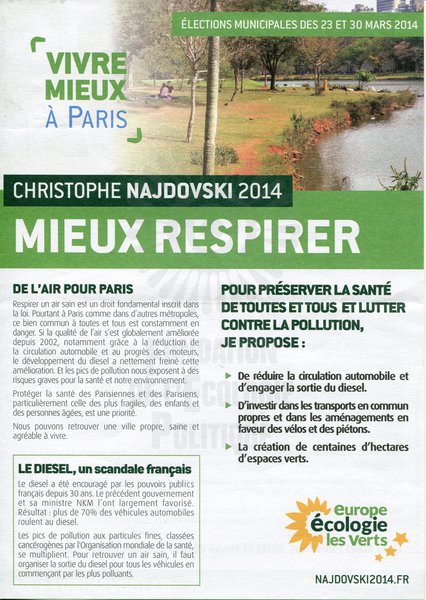 MIEUX RESPIRER (municipales 2014)