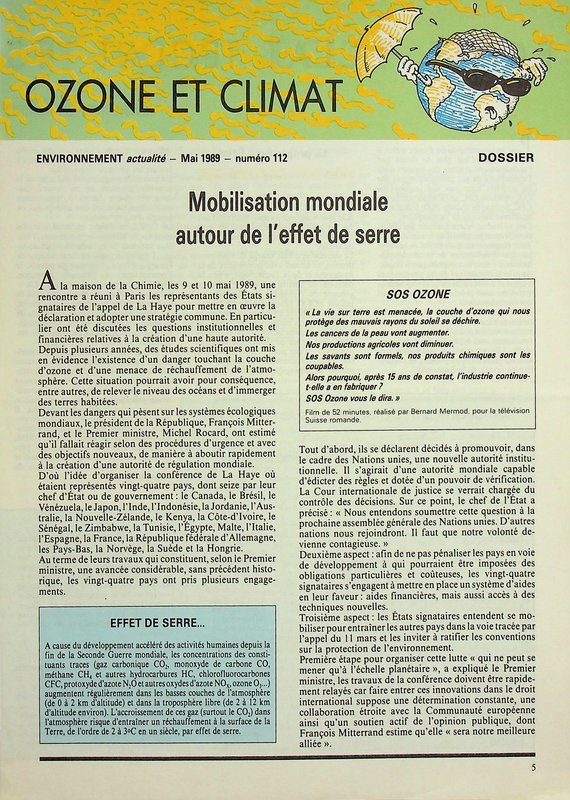 Environnement actualité (1989)