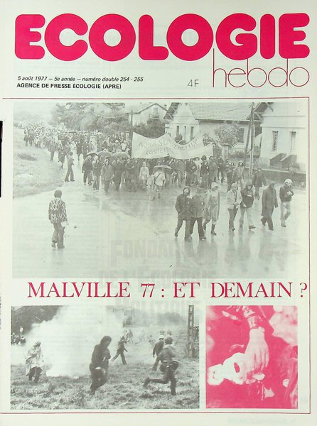 ECOLOGIE HEBDO N°254-255 (1977)