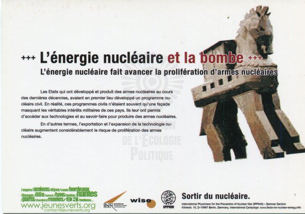 L’énergie nucléaire et la bombe (2002-2003)