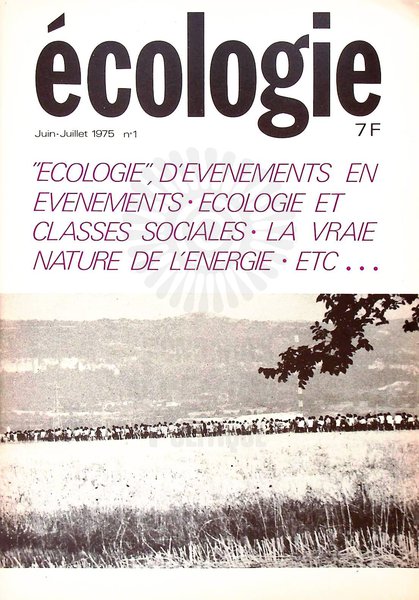 ECOLOGIE N°1 (1975)