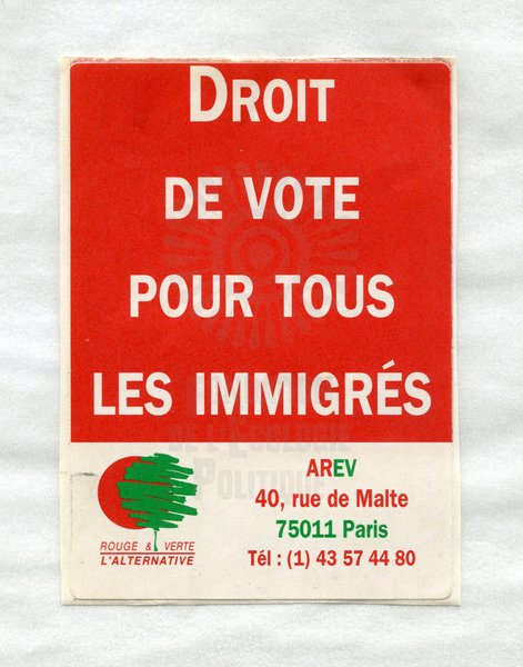 Droit de vote pour tous les immigrés (1989-1990)
