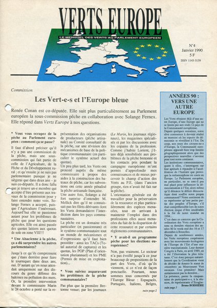 Verts Europe n°4 (1990)