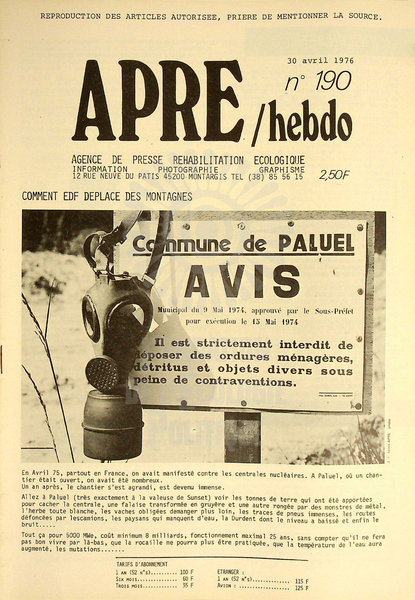 APRE HEBDO N°190 (1976)