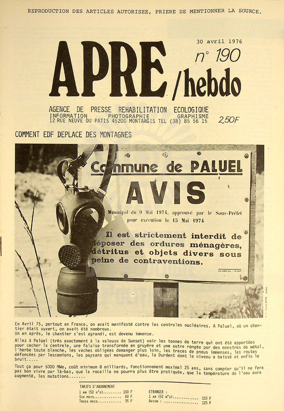 APRE HEBDO N°190 (1976)