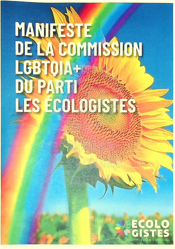 MANIFESTE DE LA COMMISSION LGBTQIA+ DU PARTI LES ÉCOLOGISTES