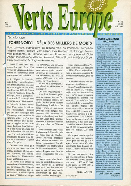 Verts Europe n°31 (1991)